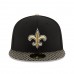 Men's New Orleans Saints New Era Black 2017 Sideline Official 59FIFTY Fitted Hat 2744866
